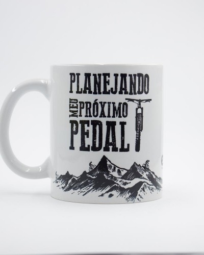 Detalhes do produto Caneca  Porcelana Mountain Bike  - Planejamento do Pedal
