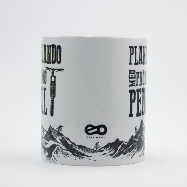 Caneca  Porcelana Mountain Bike  - Planejamento do Pedal - Foto 3
