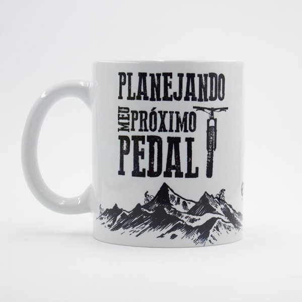Caneca  Porcelana Mountain Bike  - Planejamento do Pedal - Foto 4
