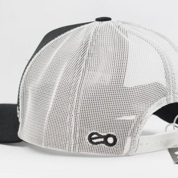 Boné Mtb Lifestyle - Preto com Branco - Foto 3