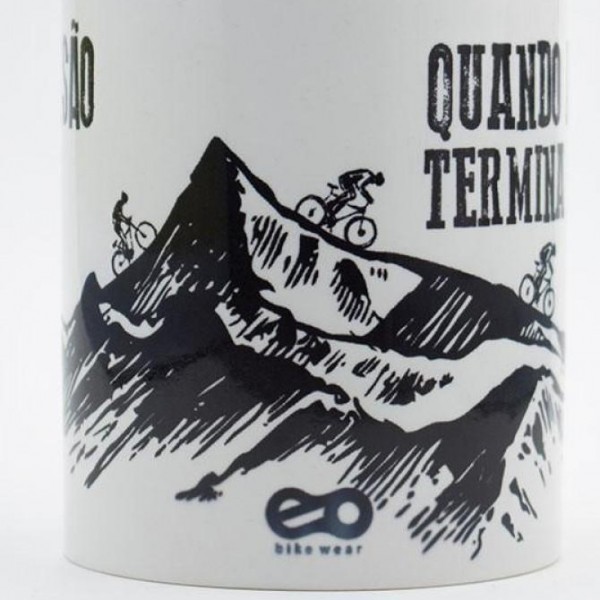 Caneca Porcelana Mountain Bike - Diversão - Foto 3