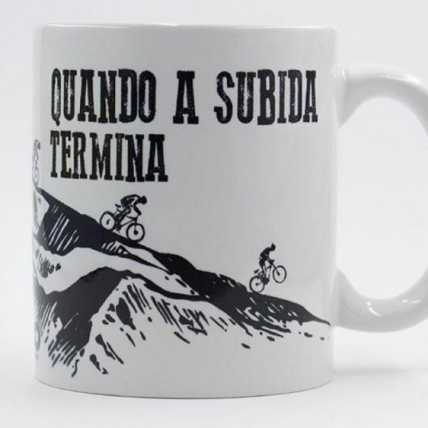 Caneca Porcelana Mountain Bike - Diversão - Foto 4
